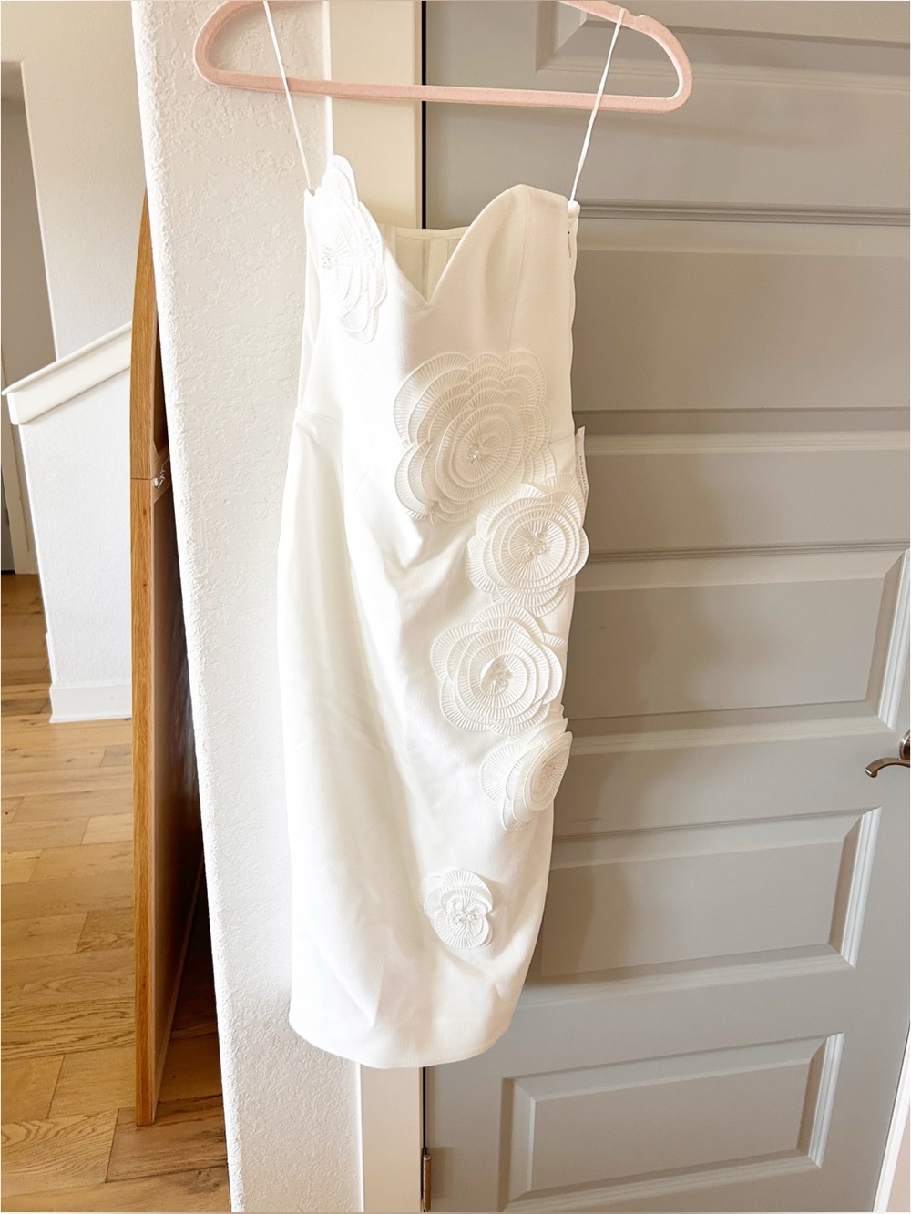 NWT Helsi Kaia 3D Floral Strapless Midi Dress Anthropologie - Picture 5 of 12
